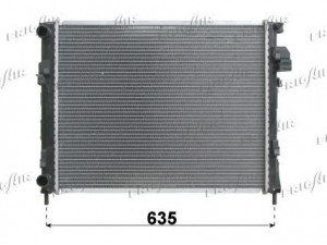 FRIGAIR 0209.2031 radiatorius, variklio aušinimas 
 Aušinimo sistema -> Radiatorius/alyvos aušintuvas -> Radiatorius/dalys
2140000QAN, 2140000QAS, 7700312899