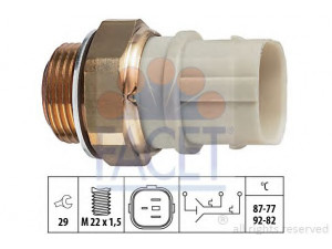 FACET 7.5651 temperatūros jungiklis, radiatoriaus ventiliatorius 
 Aušinimo sistema -> Siuntimo blokas, aušinimo skysčio temperatūra
701 959 481