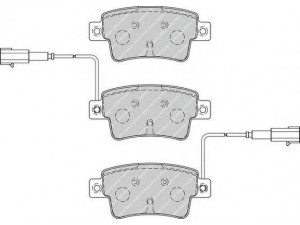 FERODO FDB4325 stabdžių trinkelių rinkinys, diskinis stabdys 
 Techninės priežiūros dalys -> Papildomas remontas
77365464, 77365886
