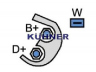 AD KÜHNER 301303RI kintamosios srovės generatorius 
 Elektros įranga -> Kint. sr. generatorius/dalys -> Kintamosios srovės generatorius
7700106501, 7700422143, 7700431945