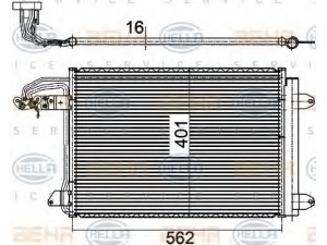 HELLA 8FC 351 301-041 kondensatorius, oro kondicionierius 
 Oro kondicionavimas -> Kondensatorius
1K0 820 411 D, 1K0 820 411 E, 1K0 820 411 F