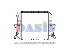 AKS DASIS 070054N radiatorius, variklio aušinimas
121005492