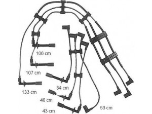 BERU ZE744 uždegimo laido komplektas 
 Kibirkšties / kaitinamasis uždegimas -> Uždegimo laidai/jungtys