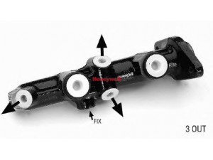 BENDIX 131541B pagrindinis cilindras, stabdžiai 
 Stabdžių sistema -> Pagrindinis stabdžių cilindras
460165, 460165, 9150528080