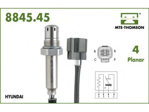 MTE-THOMSON 8845.45.042 lambda jutiklis 
 Išmetimo sistema -> Lambda jutiklis
39210-22600, 39210-22610, 39210-22620