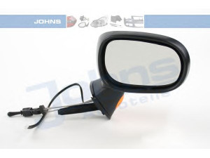JOHNS 60 12 38-1 išorinis veidrodėlis 
 Kėbulas -> Langai/veidrodėliai -> Veidrodėlis
7701 065 899