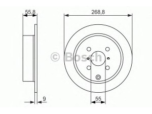 BOSCH 0 986 479 938 stabdžių diskas 
 Dviratė transporto priemonės -> Stabdžių sistema -> Stabdžių diskai / priedai
42431 0D050, 42431 12210, 42431 12250