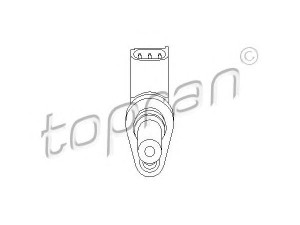 TOPRAN 302 667 RPM jutiklis, variklio valdymas 
 Variklis -> Variklio elektra
1 132 377, 1 219 768, 1 355 063