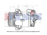 AKS DASIS 851571N kompresorius, oro kondicionierius 
 Oro kondicionavimas -> Kompresorius/dalys
13124750, 6854059, 6854088, 93176127