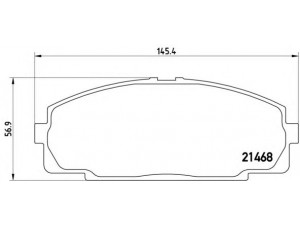 BREMBO P 83 092 stabdžių trinkelių rinkinys, diskinis stabdys 
 Techninės priežiūros dalys -> Papildomas remontas
0446525040, 0446525060, 0446525090