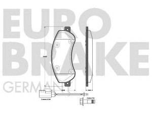 EUROBRAKE 5502222566 stabdžių trinkelių rinkinys, diskinis stabdys 
 Techninės priežiūros dalys -> Papildomas remontas
1371402, 1433952, 1488962, 1553797