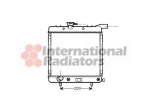 VAN WEZEL 07002070 radiatorius, variklio aušinimas 
 Aušinimo sistema -> Radiatorius/alyvos aušintuvas -> Radiatorius/dalys
