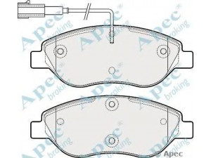 APEC braking PAD1912 stabdžių trinkelių rinkinys, diskinis stabdys 
 Techninės priežiūros dalys -> Papildomas remontas
77365188, 77365188