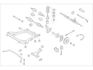 DELPHI OPEL-05169-F rato pakaba 
 Ašies montavimas/vairavimo mechanizmas/ratai -> Prekių paieška pagal schemą