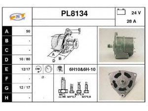 SNRA PL8134 kintamosios srovės generatorius
0061546702