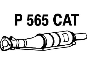 FENNO P565CAT katalizatoriaus keitiklis 
 Išmetimo sistema -> Katalizatoriaus keitiklis
BM90181H, 1022355, 7M0131089CX