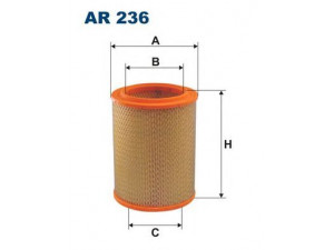 FILTRON AR236 oro filtras 
 Techninės priežiūros dalys -> Techninės priežiūros intervalai
116, 68, IIM116, 1444P0, 224785