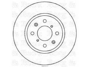 BORG & BECK BBD5217 stabdžių diskas 
 Dviratė transporto priemonės -> Stabdžių sistema -> Stabdžių diskai / priedai
5531168L00, 5531168L50
