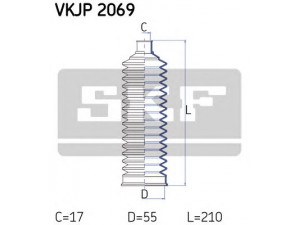 SKF VKJP 2069 gofruotoji membrana, vairavimas 
 Vairavimas -> Gofruotoji membrana/sandarinimai
701 419 831