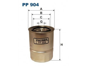 FILTRON PP904 kuro filtras 
 Techninės priežiūros dalys -> Papildomas remontas
16400R0101, 1640534W00, 16405D9701