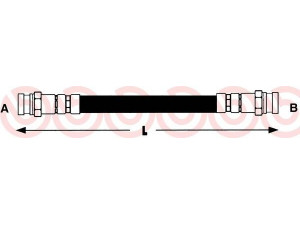 BREMBO T 56 047 stabdžių žarnelė 
 Stabdžių sistema -> Stabdžių žarnelės
4620489919, 4621401A19, PHA168