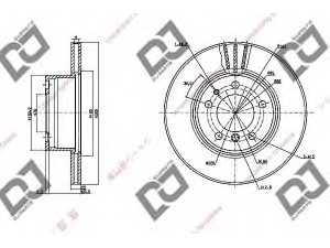 DJ PARTS BD1156 stabdžių diskas 
 Dviratė transporto priemonės -> Stabdžių sistema -> Stabdžių diskai / priedai
34111158040, 34111159897, 34111160849