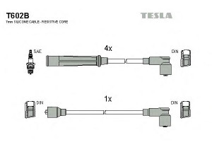 TESLA T602B uždegimo laido komplektas 
 Kibirkšties / kaitinamasis uždegimas -> Uždegimo laidai/jungtys
33705-83020