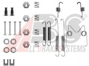 A.B.S. 0614Q priedų komplektas, stabdžių trinkelės 
 Stabdžių sistema -> Būgninis stabdys -> Dalys/priedai
6530614
