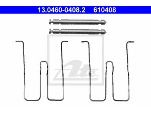 ATE 13.0460-0408.2 priedų komplektas, diskinių stabdžių trinkelės 
 Stabdžių sistema -> Diskinis stabdys -> Stabdžių dalys/priedai