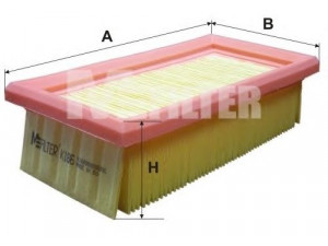 MFILTER K 186 oro filtras 
 Filtrai -> Oro filtras
5973689, 5998293, 71736127, 5016 989