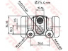 TRW BWL111 rato stabdžių cilindras 
 Stabdžių sistema -> Ratų cilindrai
4402883, 9110883, 7701030155, 9110883