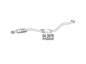 MTS 04.3978 katalizatoriaus keitiklis 
 Išmetimo sistema -> Katalizatoriaus keitiklis
FP352055XB