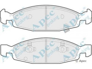 APEC braking PAD1131 stabdžių trinkelių rinkinys, diskinis stabdys 
 Techninės priežiūros dalys -> Papildomas remontas
05011969AA, 05018592AA, 2011969AA