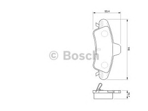 BOSCH 0 986 424 744 stabdžių trinkelių rinkinys, diskinis stabdys 
 Techninės priežiūros dalys -> Papildomas remontas
1088934, 1129985, 1204850, 1500667