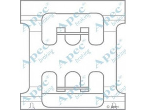 APEC braking KIT414 priedų komplektas, stabdžių trinkelė 
 Stabdžių sistema -> Būgninis stabdys -> Dalys/priedai