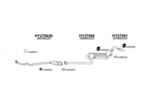 VENEPORTE 270003 išmetimo sistema 
 Išmetimo sistema -> Išmetimo sistema, visa