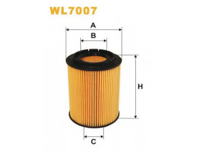WIX FILTERS WL7007 alyvos filtras 
 Techninės priežiūros dalys -> Techninės priežiūros intervalai
05015171AA, 1025629, 95VW6714AB