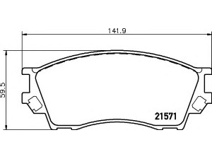 HELLA 8DB 355 017-091 stabdžių trinkelių rinkinys, diskinis stabdys 
 Techninės priežiūros dalys -> Papildomas remontas
TA013323Z, TBY73323Z, TBY73328Z