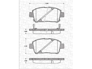 MAGNETI MARELLI 363702161213 stabdžių trinkelių rinkinys, diskinis stabdys 
 Techninės priežiūros dalys -> Papildomas remontas
0446517100, 0446517101, 0446517140