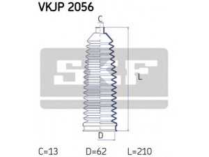 SKF VKJP 2056 gofruotoji membrana, vairavimas 
 Vairavimas -> Gofruotoji membrana/sandarinimai
406641, 9404066418, 36020095A, 4059921