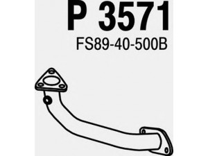 FENNO P3571 išleidimo kolektorius 
 Išmetimo sistema -> Išmetimo vamzdžiai
FS89-40-500B