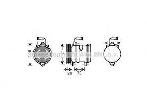 AVA QUALITY COOLING FTK367 kompresorius, oro kondicionierius 
 Oro kondicionavimas -> Kompresorius/dalys
46443509