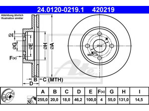 ATE 24.0120-0219.1 stabdžių diskas 
 Dviratė transporto priemonės -> Stabdžių sistema -> Stabdžių diskai / priedai
43512-74010, 43512-74010