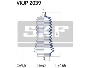 SKF VKJP 2039 gofruotoji membrana, vairavimas 
 Vairavimas -> Gofruotoji membrana/sandarinimai
60 25 370 231, 4501260, 9161560