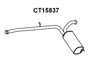 VENEPORTE CT15837 galinis duslintuvas 
 Išmetimo sistema -> Duslintuvas
9467641680, 1730JW