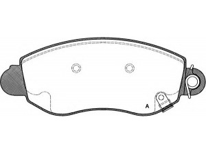 OPEN PARTS BPA0772.02 stabdžių trinkelių rinkinys, diskinis stabdys 
 Techninės priežiūros dalys -> Papildomas remontas
1135167, 1318139, 1465166, 4077636