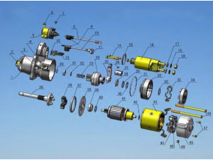 PRESTOLITE ELECTRIC M93R3001SE-02-0000 kardaninis velenas