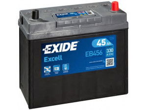 EXIDE _EB456 starterio akumuliatorius; starterio akumuliatorius 
 Elektros įranga -> Akumuliatorius