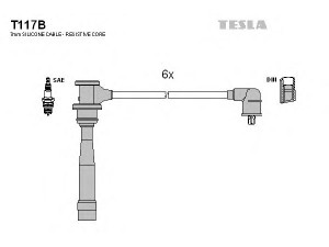 TESLA T117B uždegimo laido komplektas 
 Kibirkšties / kaitinamasis uždegimas -> Uždegimo laidai/jungtys
27501-37A00, 27501-37B00