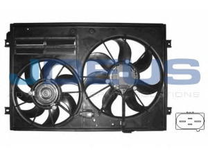 JDEUS EV300490 ventiliatorius, radiatoriaus 
 Aušinimo sistema -> Oro aušinimas
1K0121205AB, 1K0121205J, 1K0121207AD